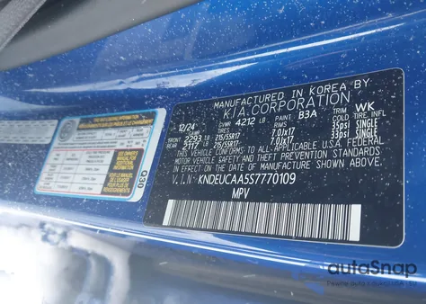 2025 Kia Seltos S z USA, uszkodzony, nr VIN KNDEUCAA5S7770109